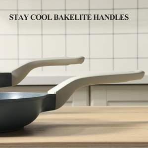 Recién llegados, juegos de utensilios de cocina de aluminio de inducción de cerámica azul moderna de alta calidad, sartenes antiadherentes para cocinar, sartenes para uso en la cocina - Product Image 3