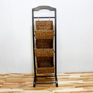 Comehome - Soporte de Madera de 3 Niveles para Macetas de Jacinto, Mueble de Madera Natural Estilo Bohemio para el Hogar, Cocina, Hecho en Vietnam - Product Image 4