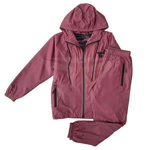 Survêtement de sport personnalisé pour hommes vente en gros ensemble coupe-vent vierge personnalisé coupe-vent d'entraînement en polyester solide pour l'hiver - Product Image 6