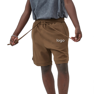 Pantalones cortos deportivos con cordón para hombre OEM al por mayor, pantalones cortos deportivos transpirables con cinturón elástico y logotipo personalizado para hombre - Product Image 6