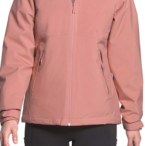 Chaqueta deportiva de invierno Softshell de alta calidad para mujer, impermeable, de poliéster, con cremallera, relleno de algodón, opción de talla grande para exteriores - Product Image 6