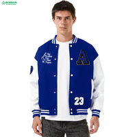 Behram International – Blouson universitaire d'hiver en toile écologique, style cool et tendance pour hommes, vente en gros personnalisée