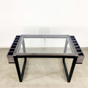 Escritorio de Dibujo Contemporáneo DD68005 con Estructura Metálica y Superficie de Vidrio - Product Image 4