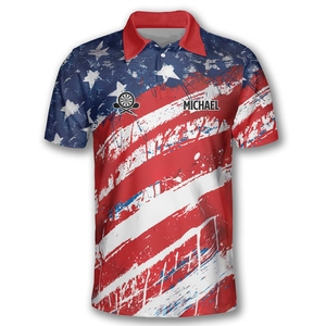 Jersey de sublimación de dardos de calidad superior para equipos Impresión personalizada con nombre de logotipo personalizado y gráficos a todo color - Product Image 2