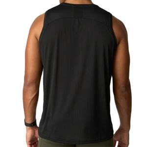 Men's <b>Athletic</b> Tank Top Lightweight Solid Pattern Cotton Breathable Plus Size Knitted Weaving From Pakistan for Gym Workout - Product Image 2