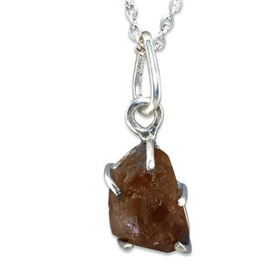 Wholesale Hot Selling Crystals <b>Necklace</b> Pendants Citrine Fine Gemstone 925 <b>Silver</b> Stone Jewelry Women Gift Vintage <b>Necklace</b> - Product Image 1