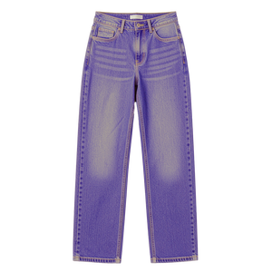 Jeans Mom Taille Haute Femme Coupe Droite Denim Délavé Vintage Extensible Mélange Coton Vente en Gros OEM ODM Personnalisé Grandes Tailles - Product Image 2