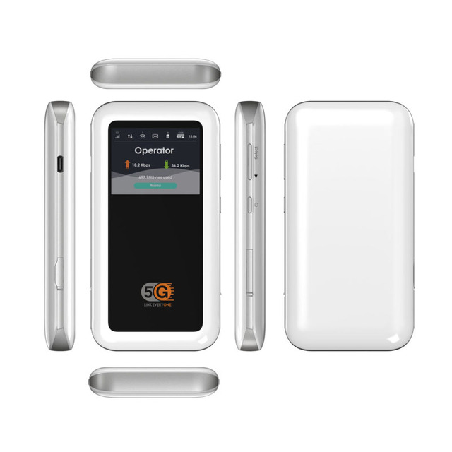 X62 ESim VSim DSDS 5G MBB LTE Unlocked Cellular Wifi6 Modem Type C Battery Powered 5G Mobile Router