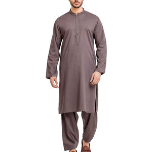 2025 dernière conception XXL Shalwar Kameez respirant coton hommes traditionnel ethnique Style décontracté vêtements meilleure qualité musulman - Product Image 1