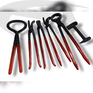CST Professional Farrier Horse Shoe Nail <b>Puller</b> 12" Black Rubber-Coated <b>Tool</b> Model CST-HS-137 - Product Image 3