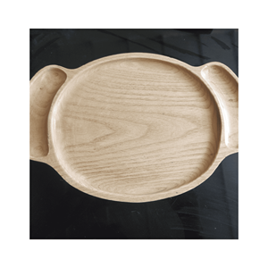 Bandeja de madera, plato plano y duradero, material: madera de caucho; uso: servicio de desayuno y aperitivos; origen: artesanía vietnamita - Product Image 3