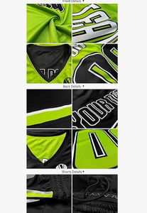 ชุดบาสเก็ตบอลแบบกลับด้านได้สำหรับผู้ชายและเยาวชน พิมพ์ชื่อและหมายเลขส่วนตัว ชุดกีฬา ไซส์ใหญ่ - Product Image 5