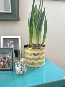 ดอกไม้ประดับทรงบั้งแบบทันสมัยของตกแต่งโต๊ะลายซิกแซกสำหรับเป็นของขวัญวันคริสต์มาสต้นไม้ประดับกล่อง - Product Image 2