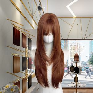 Haute qualité 2x6 dentelle avant os droit brésilien perruque de cheveux humains avec fermeture en dentelle transparente vierge cuticule alignée - Product Image 1