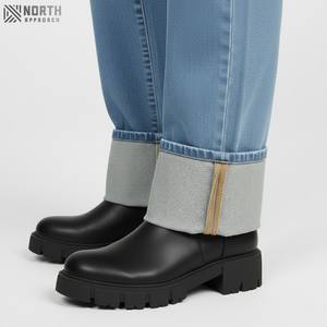 <b>Women's</b> Mid Waist Summer Straight Denim <b>Jeans</b> Casual Style Custom Printed Pocket Breathable Quick Dry High Fashion Pant - Product Image 5