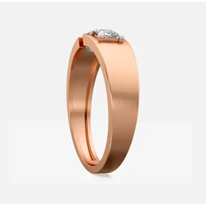 Anillo de Diamantes para Hombre - Estilo Triple Corona - Product Image 3