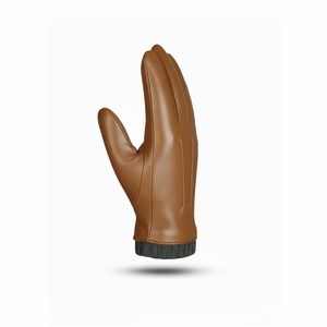 Guantes de invierno de piel de oveja para hombre - Product Image 5