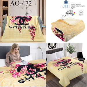 5kg Raschel manta al por mayor 100% poliéster visón cama manta 2 capas cama doble Raschel poliéster impreso Manta - Product Image 6