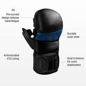 Gants de boxe professionnels personnalisables de haute qualité, 14 oz, à évacuation de l'humidité, pour adultes, en cuir PU, gants de sparring MMA, vente chaude - Product Image 3