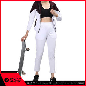 ชุดวอร์มสำหรับผู้หญิงผ้าฝ้ายสีพื้นชุด100% ชุดวอร์มฤดูหนาวของผู้ผลิตปากีสถาน - Product Image 4