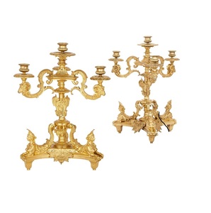 Best Price Latest Collection Stylish Luxury Wedding Candelabra <b>Tall</b> Embossed Metal Glass Votive <b>Candle</b> <b>Holder</b> . - Product Image 4