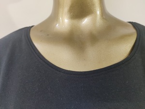 Le t-shirt pour femme recyclé certifié GRS peut être personnalisé fabricant de t-shirts recyclés fournisseur de t-shirts bio de l'Inde - Product Image 4