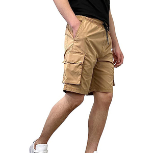 Pantalones Cortos Cargo Personalizados para Hombre, 100% Algodón, Diseño Desgastado, Patrón Sólido Sublimado, Ecológicos, Impermeables, Transpirables, para Fitness - Product Image 2
