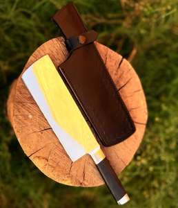 มีดเชฟเหล็กกล้าคาร์บอนสูงขายดี พร้อมด้ามไมคาร์ต้า สำหรับใช้ในร้านอาหาร พร้อมกระเป๋าหนัง มีดหั่นเนื้อ - Product Image 1