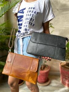 Sac à bandoulière en cuir uni pour femmes, sacs à main élégants pour femmes - Product Image 6