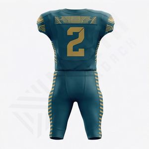 Uniforme de Fútbol Americano Personalizado de Alta Calidad, Más Vendido, Manga Corta, Precio Competitivo, Rendimiento Atlético, Ropa de Equipo - Product Image 2