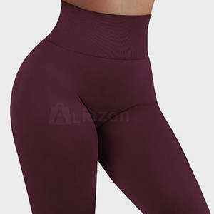 เลกกิ้งออกกำลังกายยกกระชับก้นสำหรับผู้หญิงเลกกิ้งออกกำลังกายแบบไร้รอยต่อ - Product Image 6