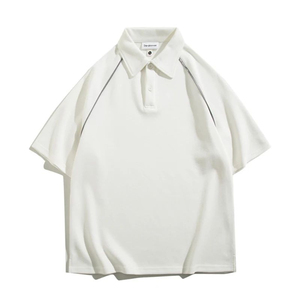 OEM โลโก้ที่กําหนดเองเสื้อโปโลเสื้อยืดขนาดใหญ่เสื้อยืดโปโลสตรีทแวร์ที่กําหนดเองเท Homme ออกแบบเสื้อโปโลผู้ชาย - Product Image 4