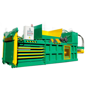 Carton nén Baler chất thải chai nhựa máy nén thủy lực ngang Baler bán nóng - Product Image 2