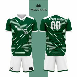 Uniformes de Fútbol de Tela 100% Poliéster para Entrenamiento Deportivo, Conjuntos de Uniformes de Fútbol Totalmente Sublimados para Adultos - Product Image 3