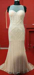 Robes de soirée élégantes et luxueuses pour femmes, à taille empire, bretelles spaghetti, coupe sirène, à sequins, antistatiques, respirantes et sexy - Product Image 6