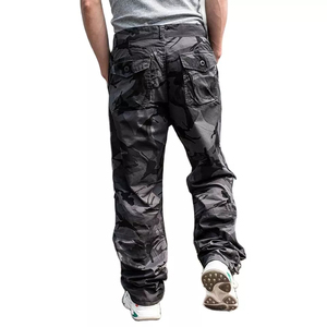 Pantalones Cargo Hombres Pantalones de nailon Botón a presión Detalle Relax Fit Tallas grandes Cremallera personalizada Carga Pantalones personalizados de secado rápido - Product Image 6