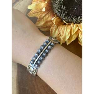 Martha Cayatineto Collection Elegant Sterling <b>Silver</b> Fashion <b>Cuff</b> <b>Bracelet</b> - Product Image 2