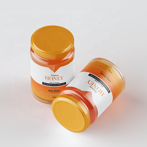 Étiquette adhésive personnalisable autocollant logo imprimé numérique étanche pour la conception de miel d'abeille pour l'impression de carton de papier de nourriture de confiture - Product Image 1