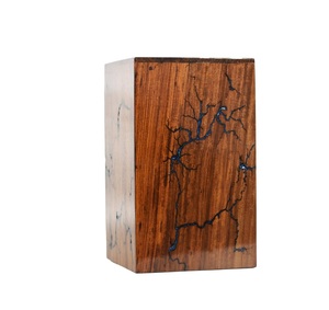 Caja de urna de madera Diseño de incrustaciones de resina Lichtenberg Urnas de cremación para entierro de adultos para urnas funerarias de columbario para cenizas humanas - Product Image 4