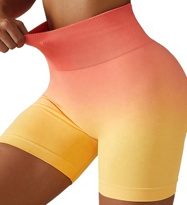 Pantalones cortos de Yoga de Color sólido para mujer, ropa de gimnasio transpirable, entrenamiento, Fitness, correr, pantalones cortos de Yoga deportivos de secado rápido para mujer - Product Image 5