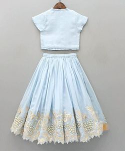 Vêtement indien en lin jaune cousu sur toute la longueur pour femmes de créateur vêtements de fête attrayants avec matériau Surat Viscose de travail lourd - Product Image 2