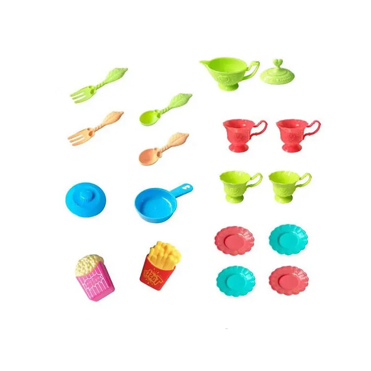 EPT Dollar Toys Set da tè giocattolo da cucina pentole fingi giochi per ragazze