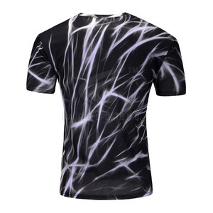 Nouveau t-shirt en coton et polyester pour hommes au design personnalisé fabriqué avec la technique de sublimation nouveau style - Product Image 2