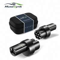 Adaptateur de charge EV DC Type 2 vers NACS 150A 500V IP54 à contacts argentés, vente en gros, direct usine pour l'alimentation des flottes