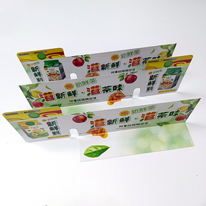 Estante de exhibición de PVC Talker Señalización minorista personalizada para marca y ventas Boost Etiqueta publicitaria promocional para exhibición de escaparate - Product Image 2