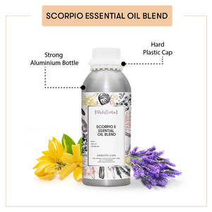 Mezcla de Aceites Esenciales del Signo Zodiacal Escorpio, Terapéutica para Aclarar, Reafirmar y Nutrir la Piel, con Aceite de Geranio y Aceite de Oliva, OEM - Product Image 5