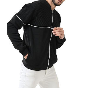 Chaquetas de bombardero de otoño para hombre, prendas de vestir informales para hombre, chaquetas cortavientos gruesas y cálidas de lana para hombre, chaqueta de bombardero para hombre - Product Image 3