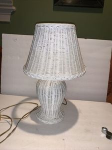 Handmade Customized Design LED Farmhouse Style Rattan Cane Table Lamp with Natural Finish and <b>Decorative</b> <b>Lighting</b> - Product Image 5