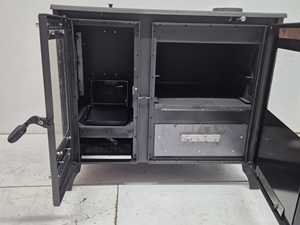 Estufa de leña de doble horno para parrillas portátiles para acampar al aire libre - Product Image 4