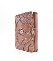 Acheter Journal intime indien en cuir véritable Hocus Pocus Livre des sorts Livre des ombres Journal en cuir Cahier vierge